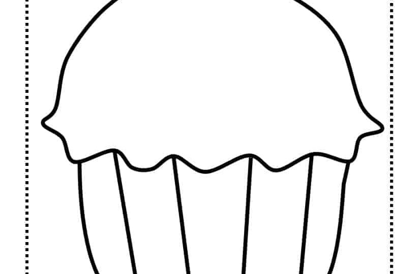 Free Printable Cupcake Templates free Instant PDF Download