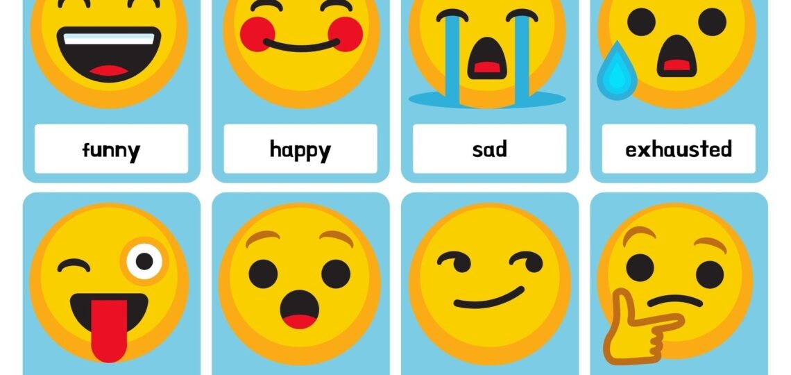 Free Printable Custom Emotions Flashcard Templates Canva