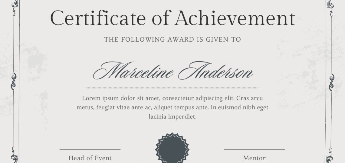 Free Printable Custom Participation Certificate Templates Canva