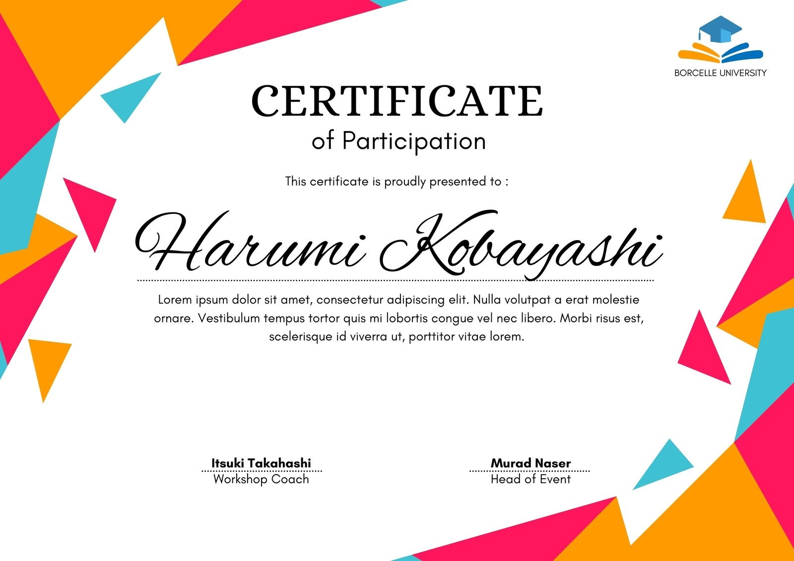 Free Printable Custom Participation Certificate Templates Canva Free Printable Custom Participation Certificate Templates Canva