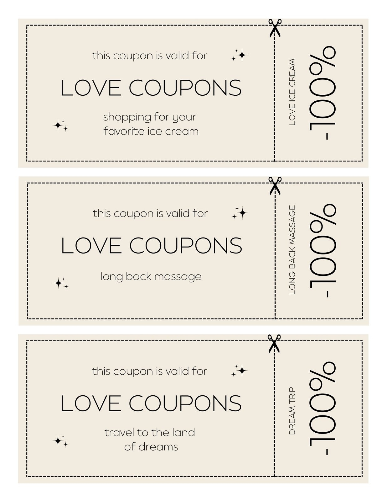 Free Printable Customizable Coupon Templates Canva