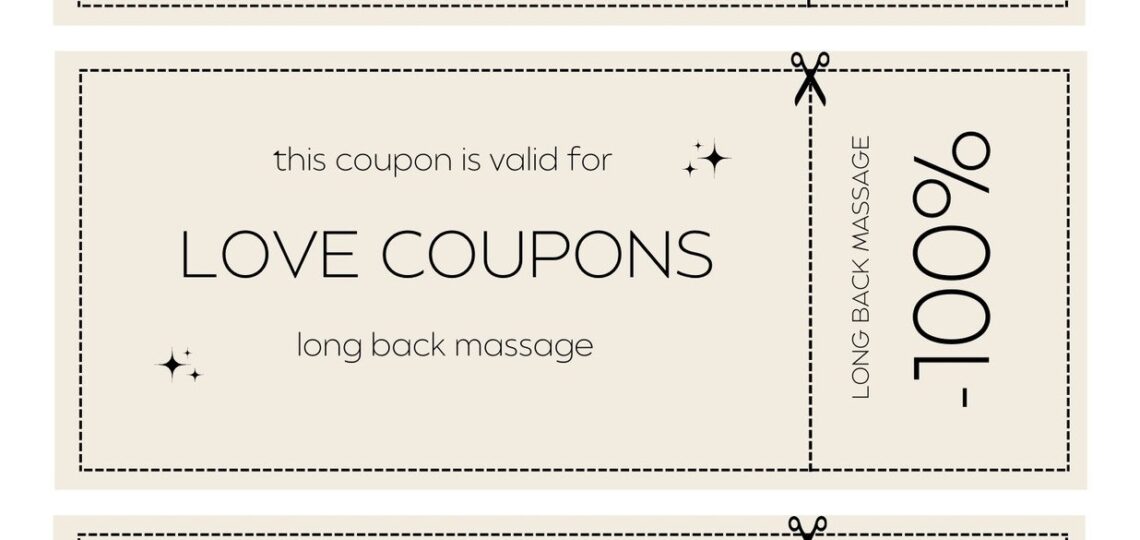 Free Printable Customizable Coupon Templates Canva