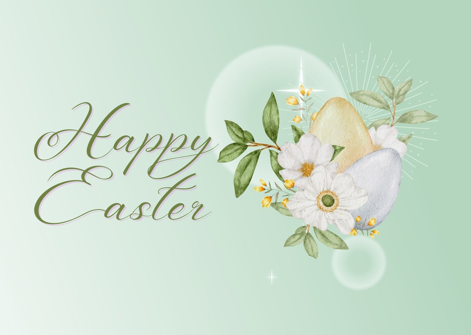 Easter Card Template Free Printable
