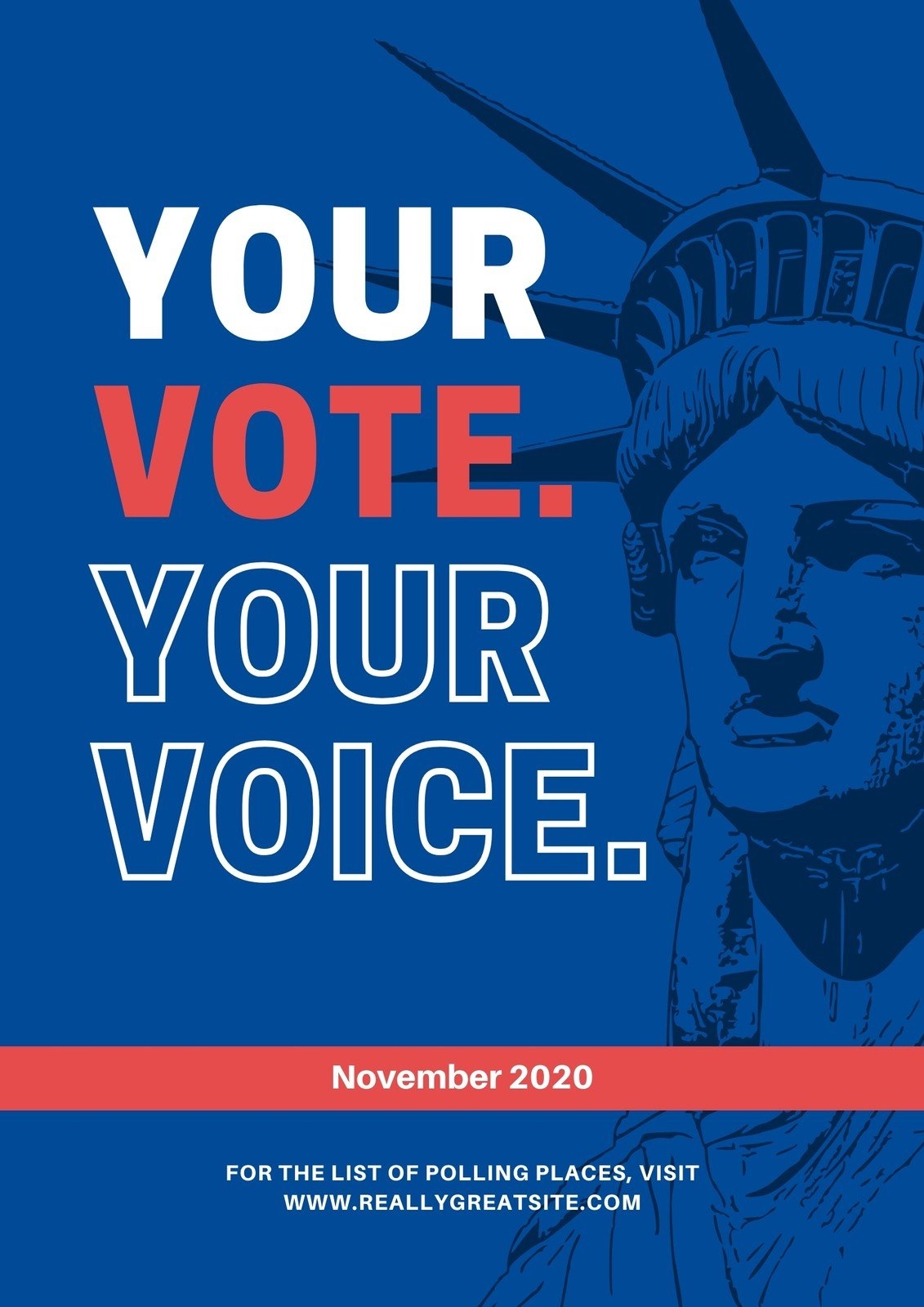 Free Printable Customizable Election Poster Templates Canva