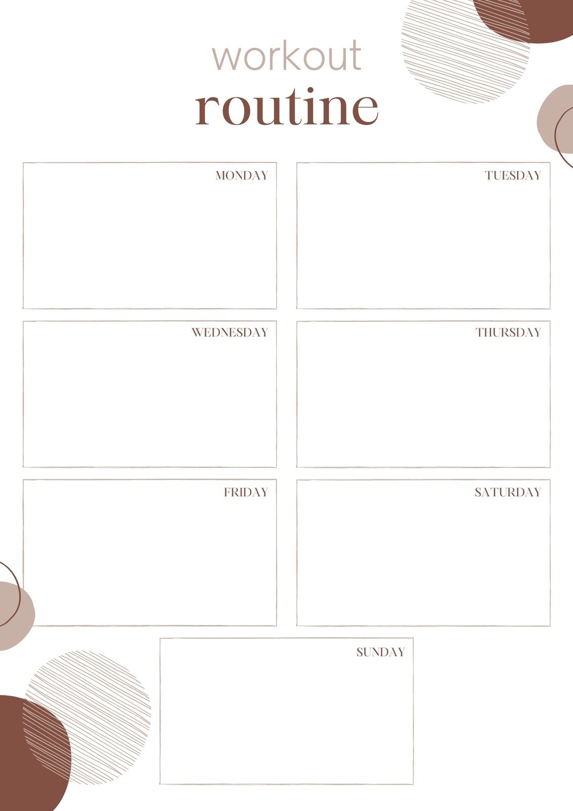 Free Printable Customizable Personal Planner Templates Canva