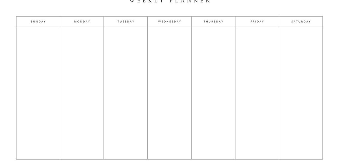 Free Printable Customizable Weekly Calendar Templates Canva