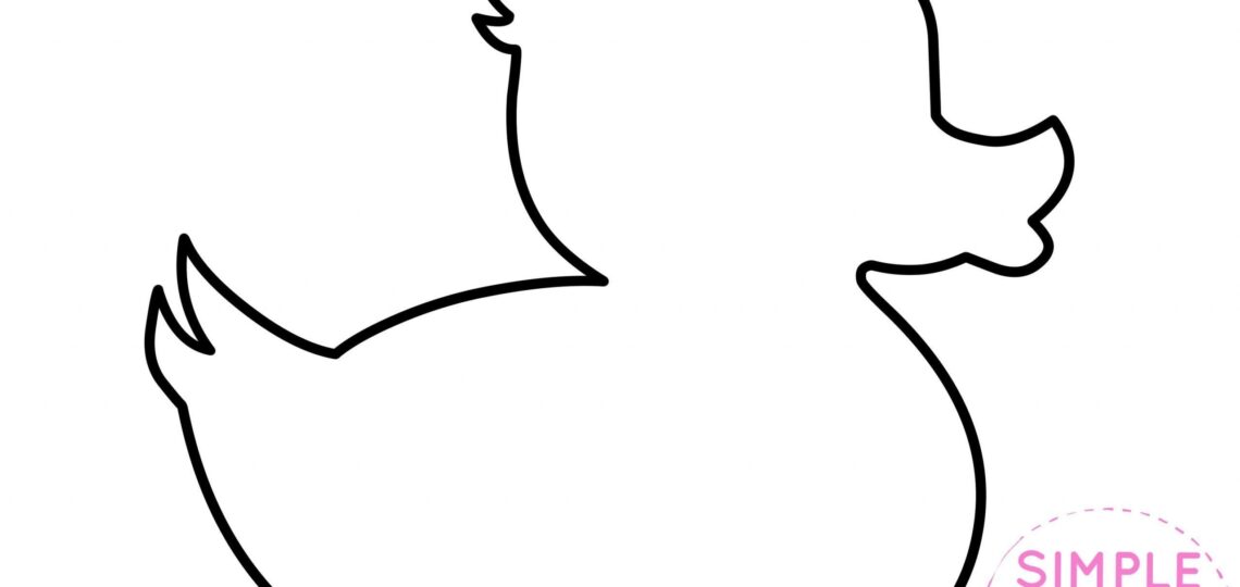 Free Printable Duck Template Worksheets Library