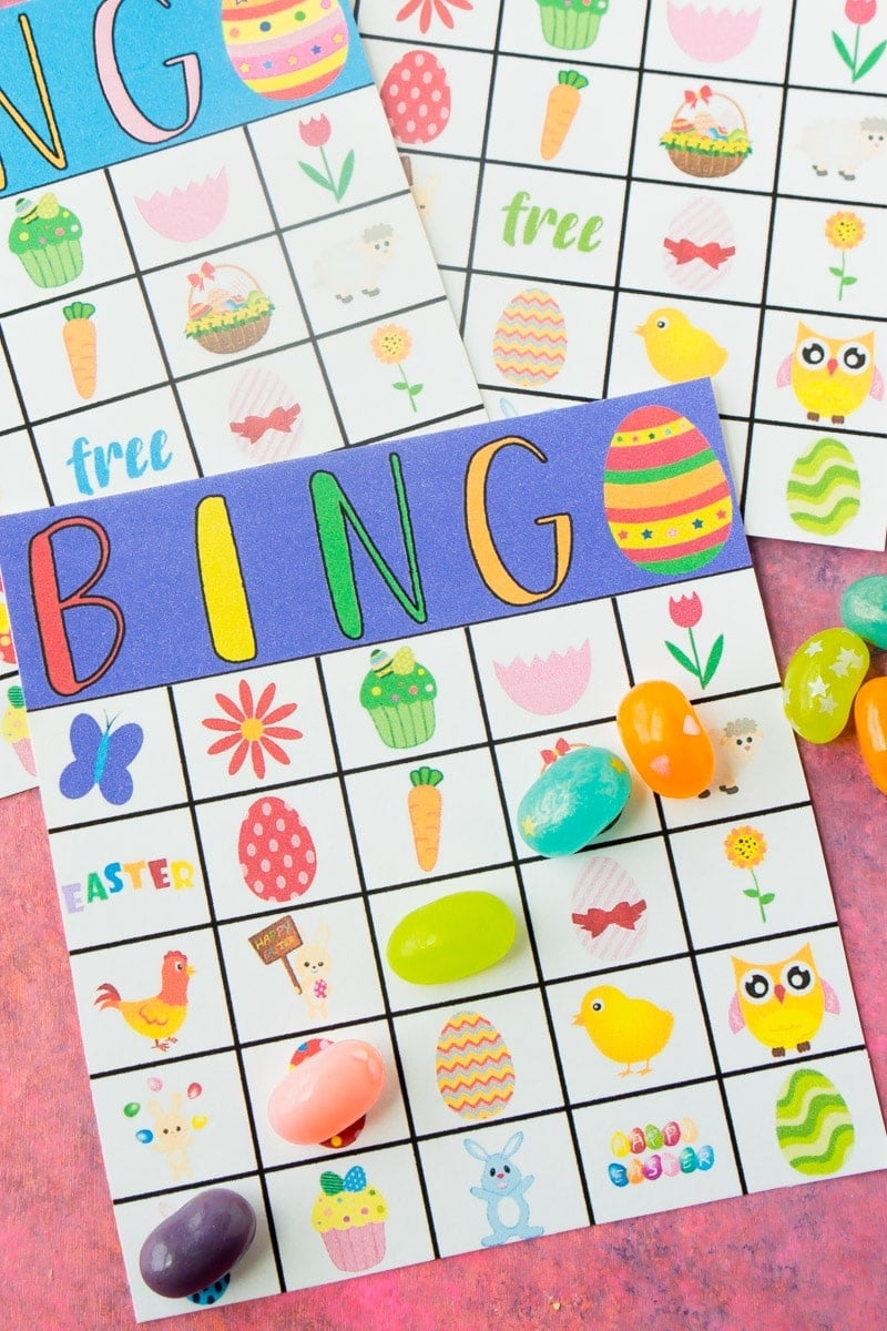 Free Printable Easter Bingo Cards Play Party Plan Free Printable Easter Bingo Cards Play Party Plan