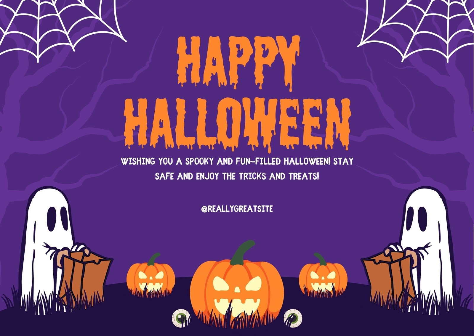 Free Printable Editable Halloween Card Templates Canva Free Printable Editable Halloween Card Templates Canva