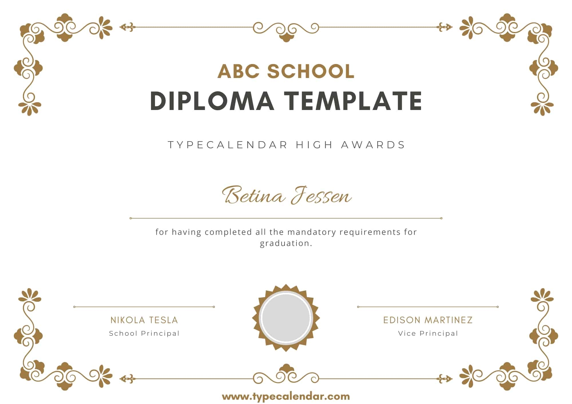 Free Printable Fake U0026 Real Diploma Templates PDF Word College