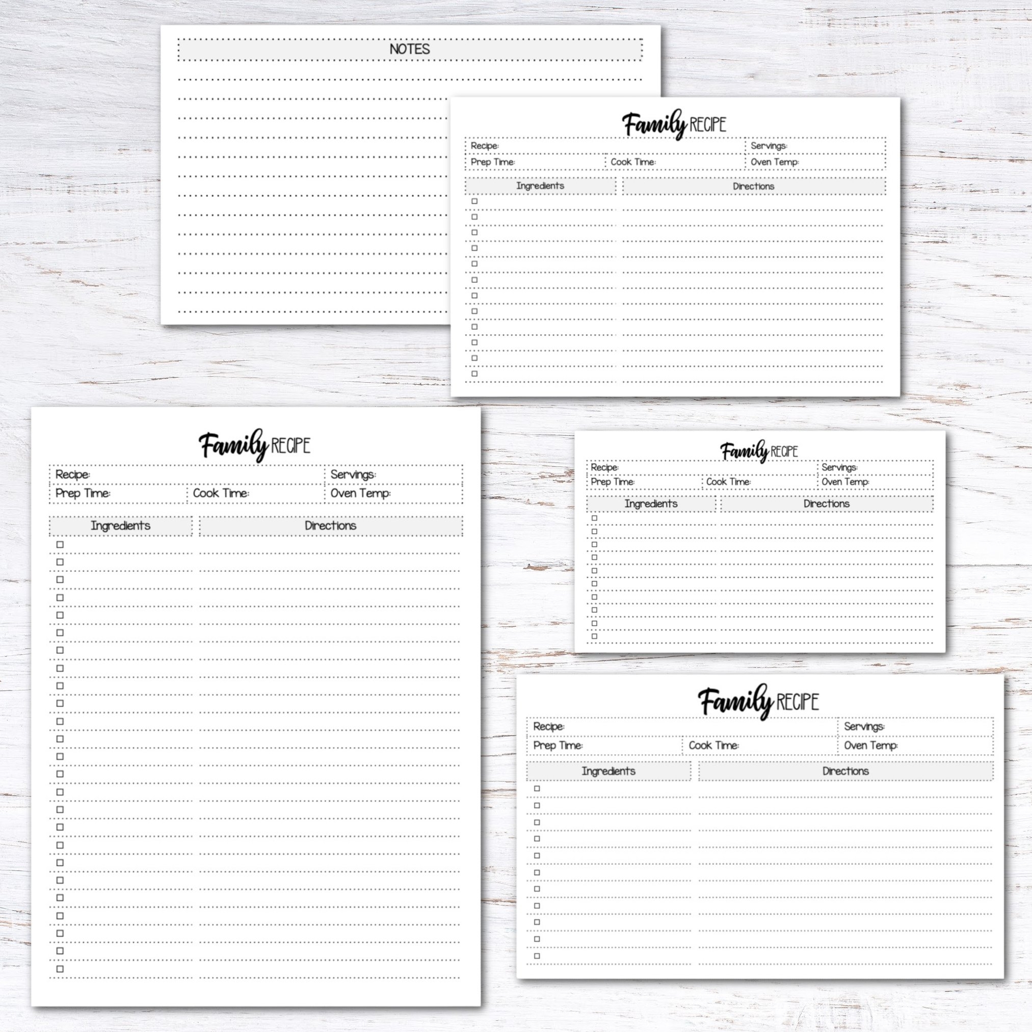 Recipe Template Free Printable Recipe Template Free Printable