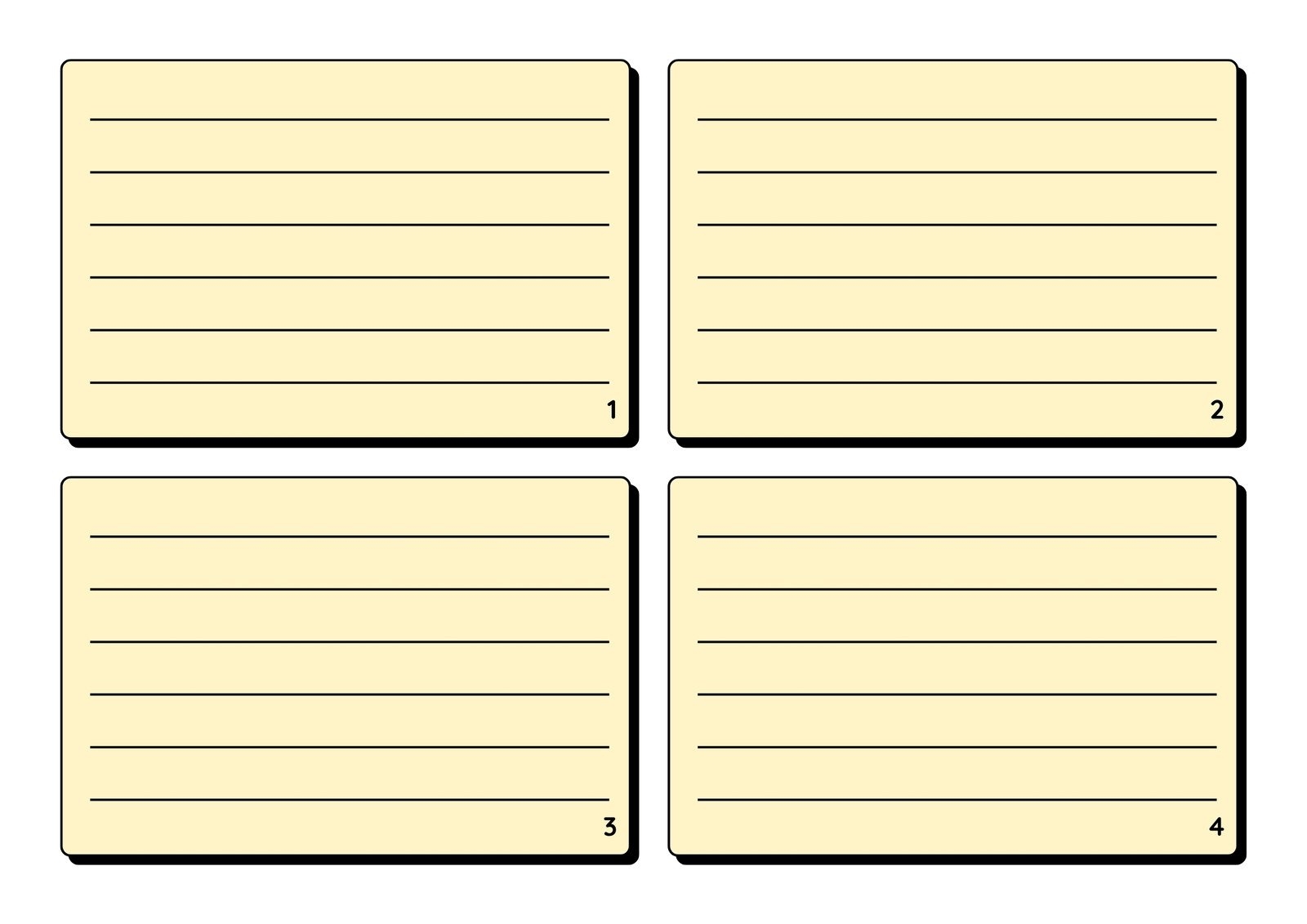 Free Printable Flashcard Templates You Can Customize Canva Free Printable Flashcard Templates You Can Customize Canva