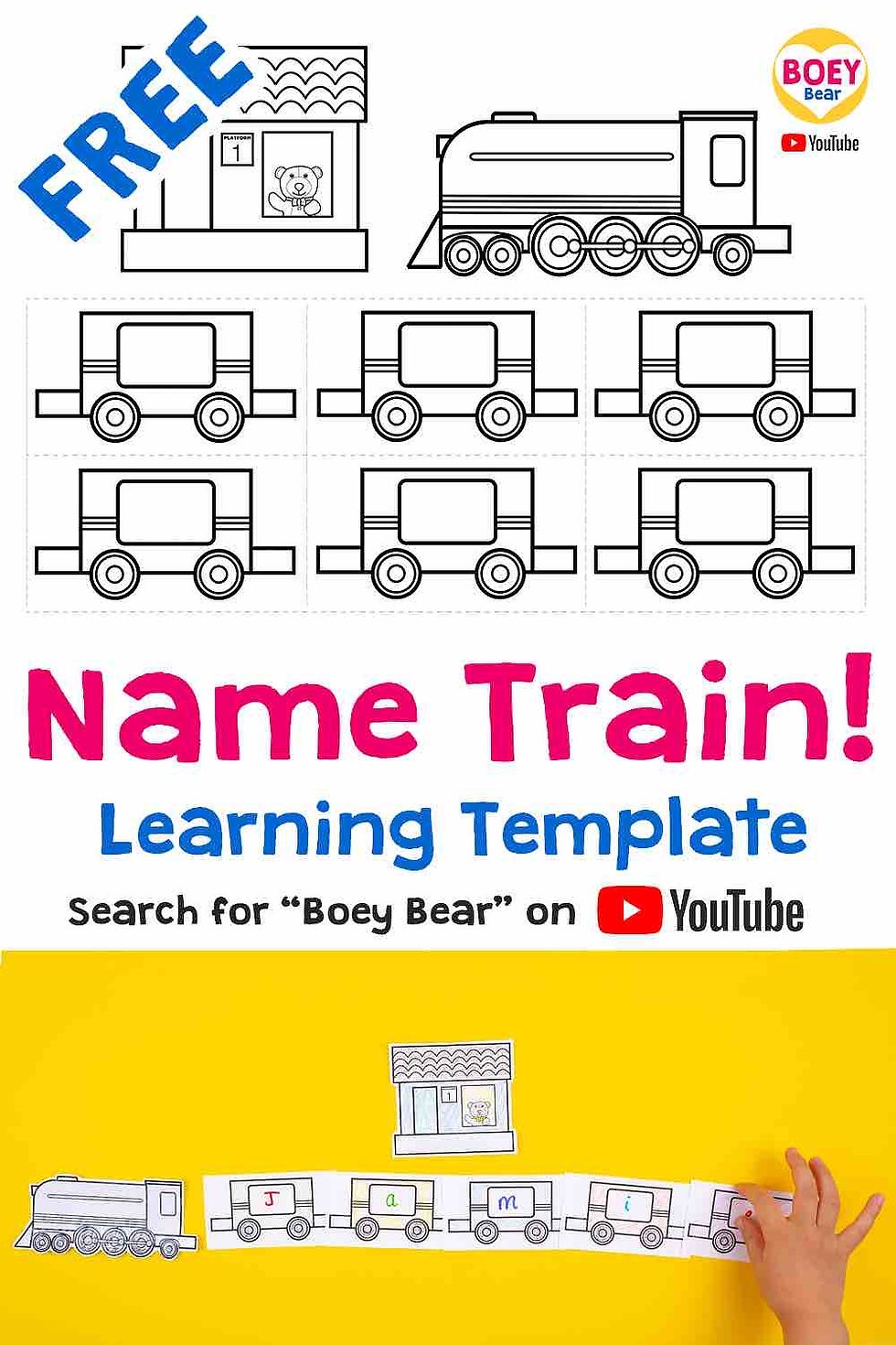 Free Printable For Train Loving Toddlers U0026 Preschoolers Free Printable For Train Loving Toddlers U0026 Preschoolers