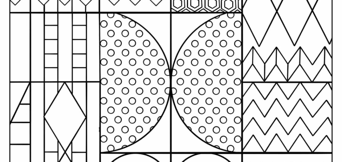 Free Printable Geometric Coloring Pages For Kids Kids Activities Worksheets Library