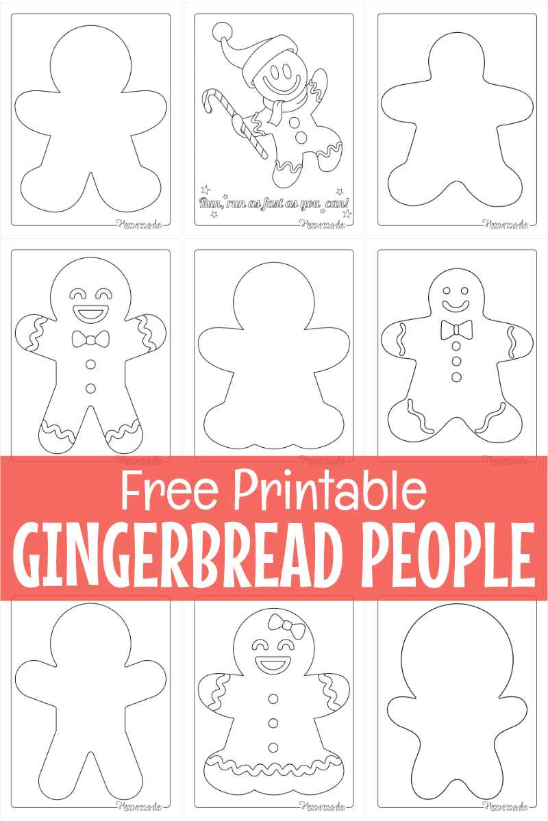 Free Printable Gingerbread Man Templates U0026 Coloring Pages Free Printable Gingerbread Man Templates U0026 Coloring Pages