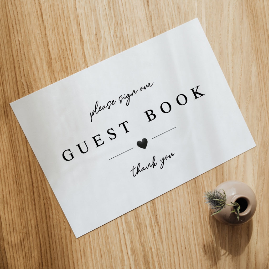 Free Printable Guest Book Signs For Weddings Free Printable Guest Book Signs For Weddings