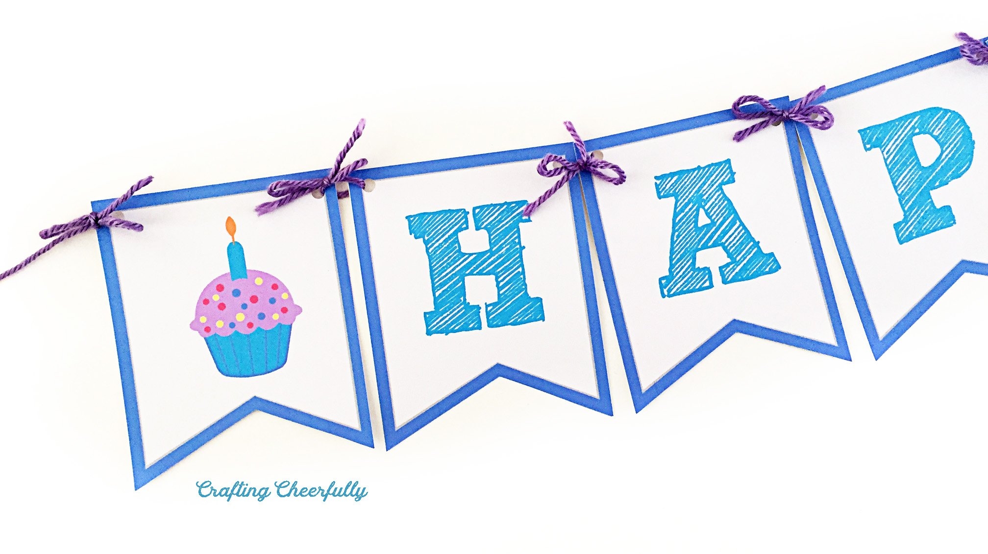 Free Printable Happy Birthday Banner Crafting Cheerfully Free Printable Happy Birthday Banner Crafting Cheerfully