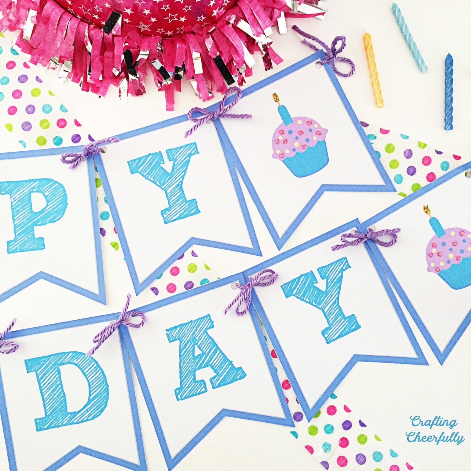 Free Printable Happy Birthday Banner Crafting Cheerfully Free Printable Happy Birthday Banner Crafting Cheerfully