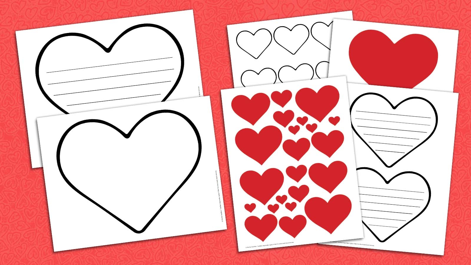 Free Printable Heart Bundle