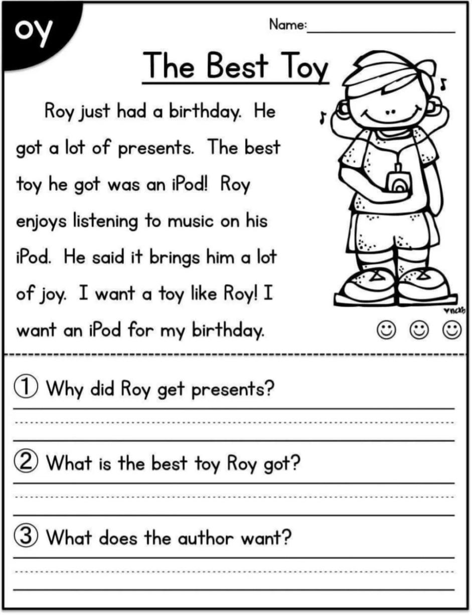 Free Printable Kindergarten Reading Worksheets Activity School Worksheets Library
