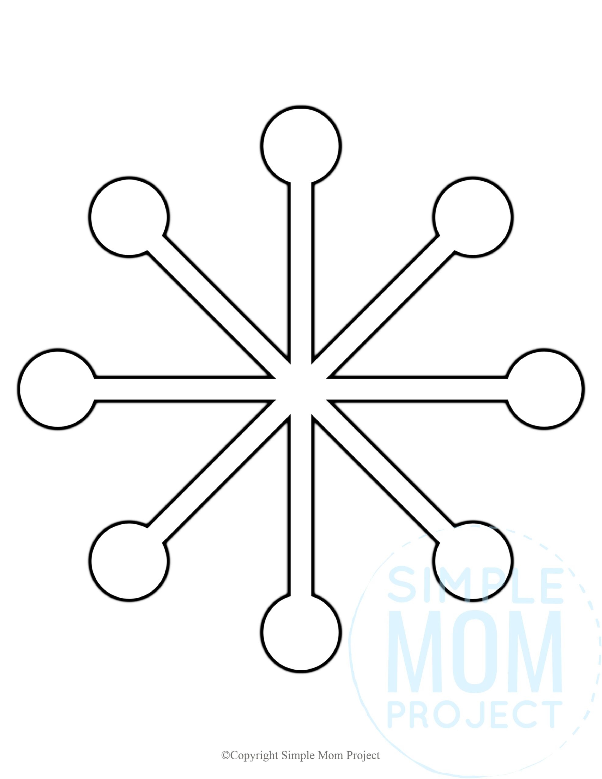 Free Printable Large Snowflake Templates