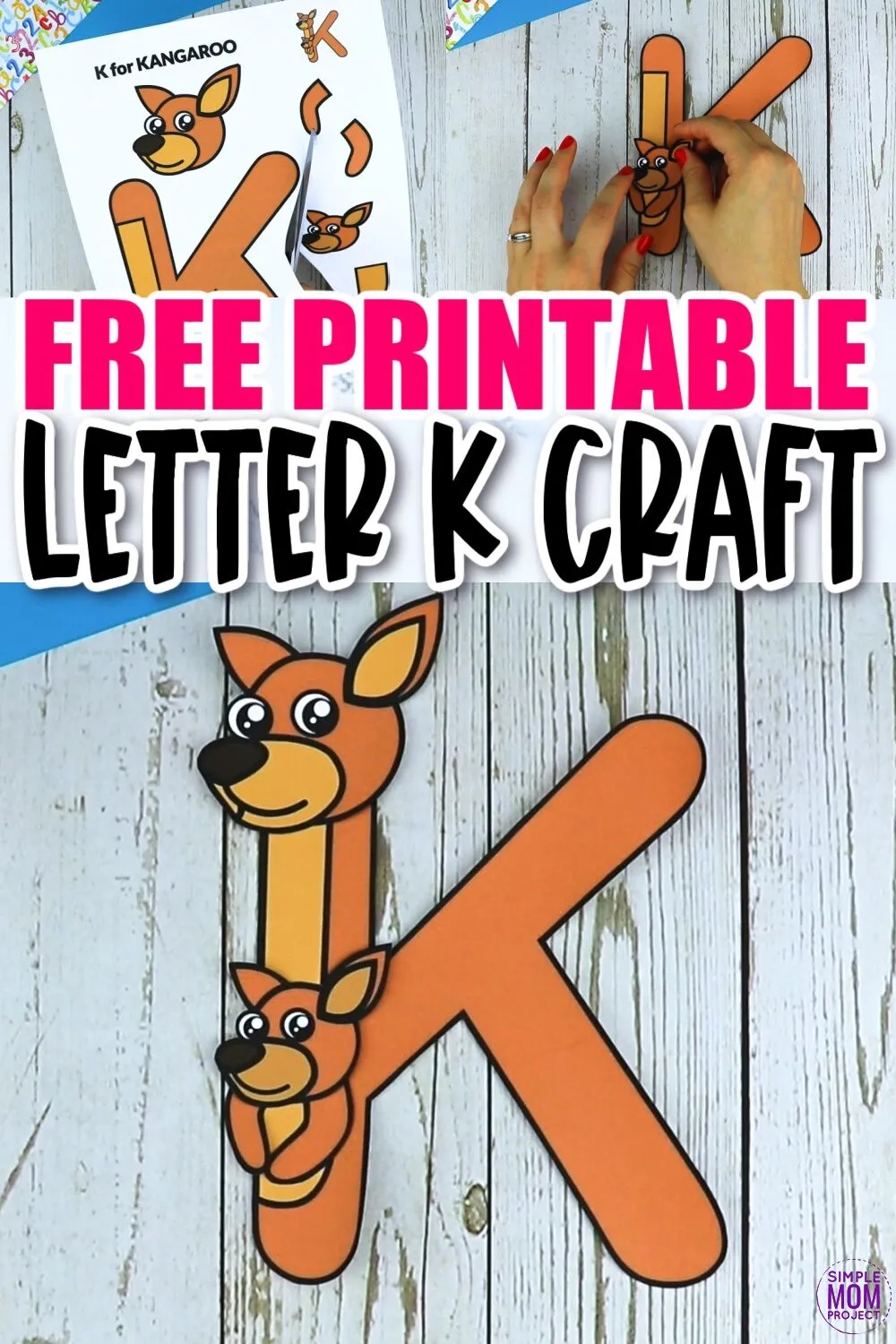 Free Printable Letter K Craft Template Simple Mom Project