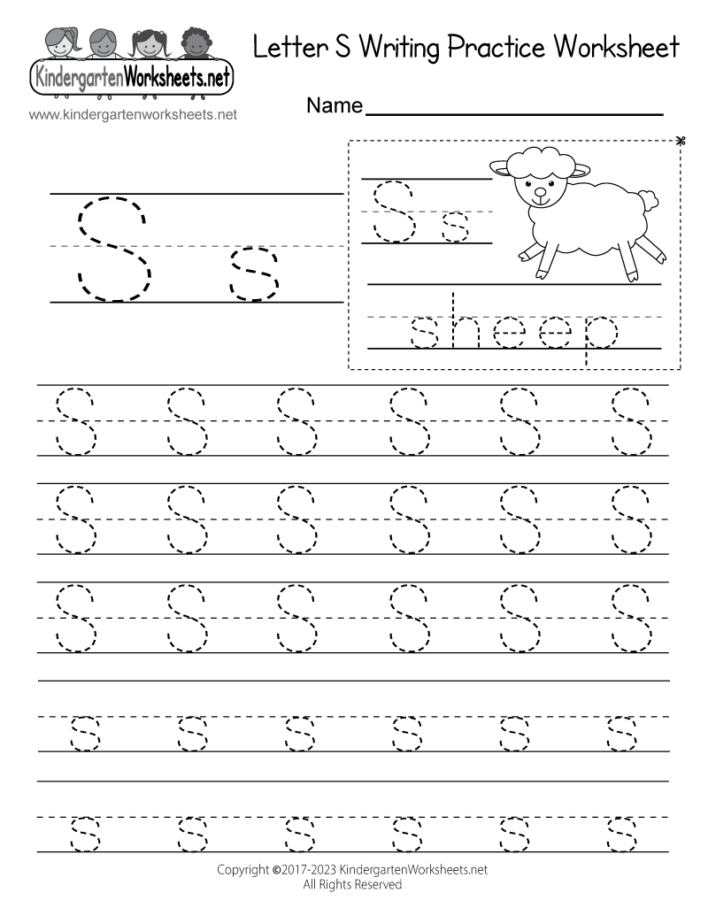 Free Printable Letter S Worksheets Free Printable Letter S Worksheets
