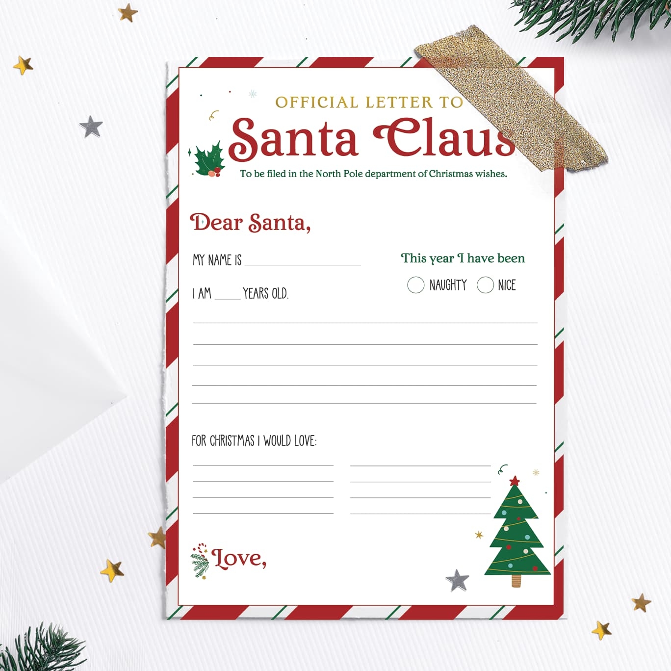 Free Christmas Photo Letter Templates Printable Free Christmas Photo Letter Templates Printable