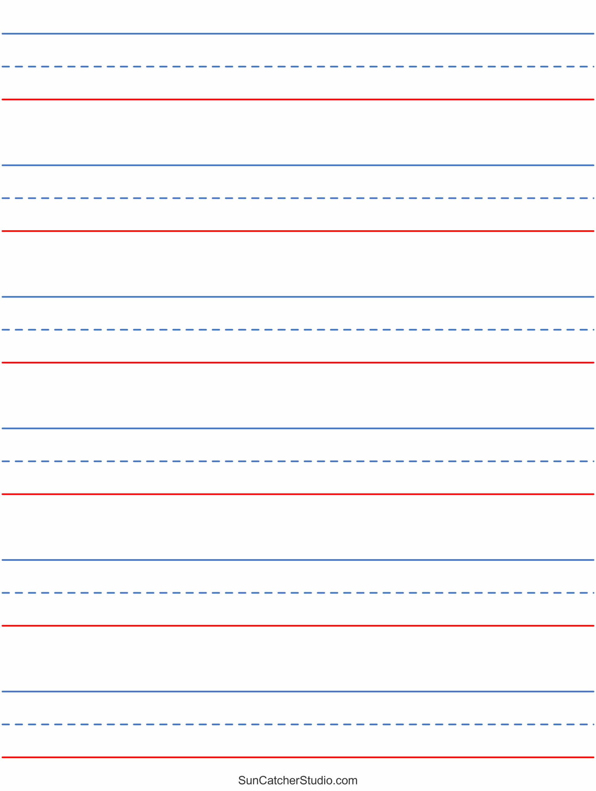 Free Printable Lined Paper Handwriting Notebook Templates  Free Printable Lined Paper Handwriting Notebook Templates