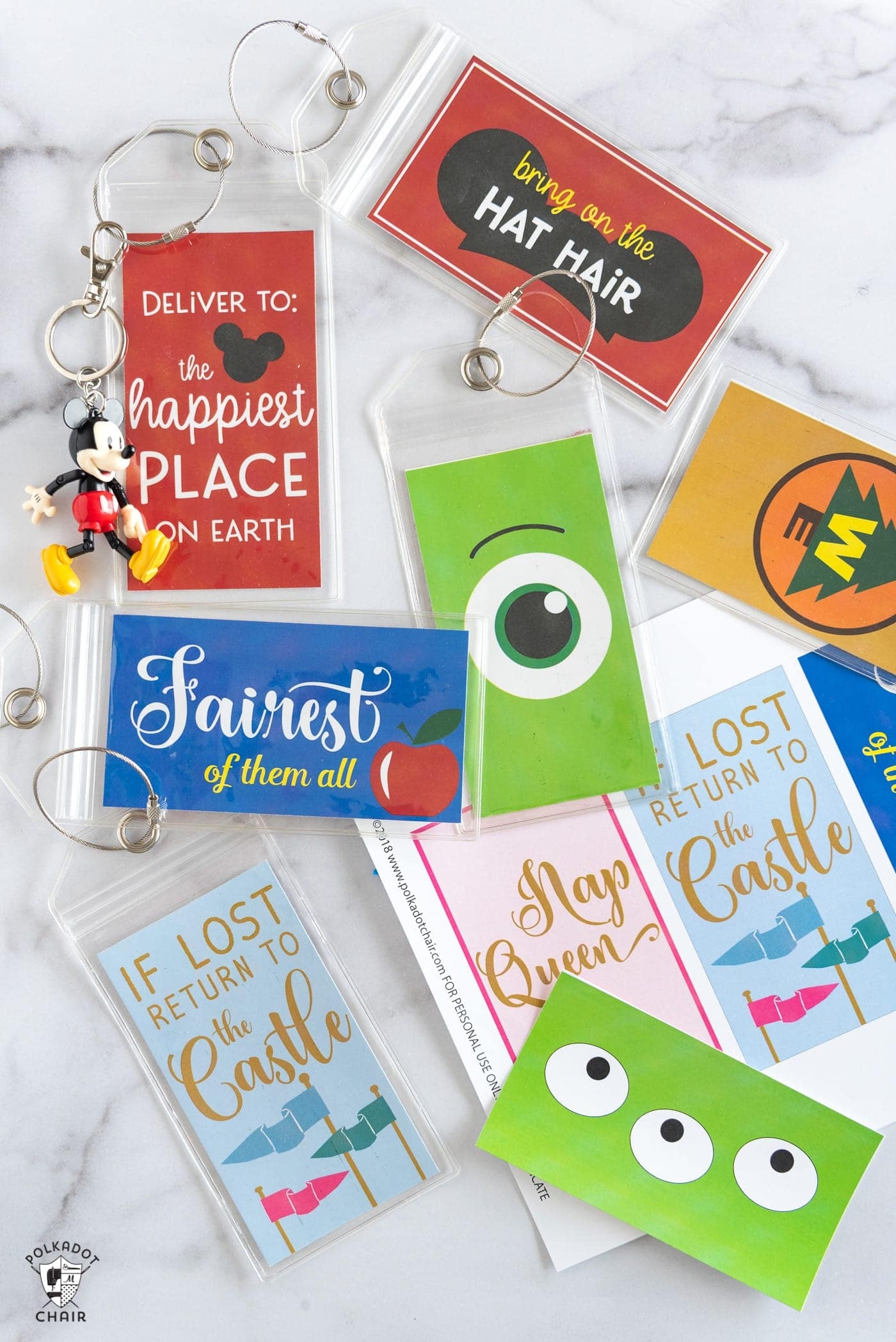 Free Printable Luggage Tags Perfect For Your Disney Vacation Story 
