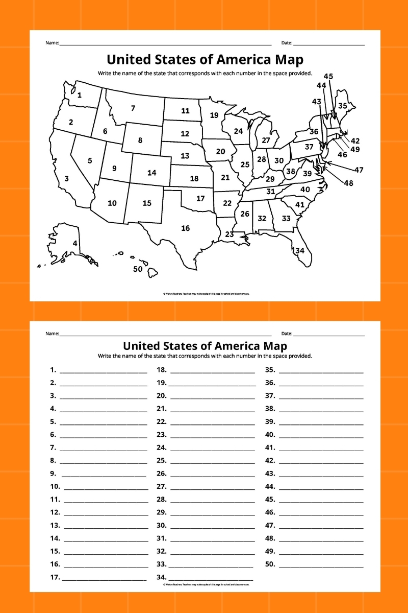 Free Blank Printable United States Map