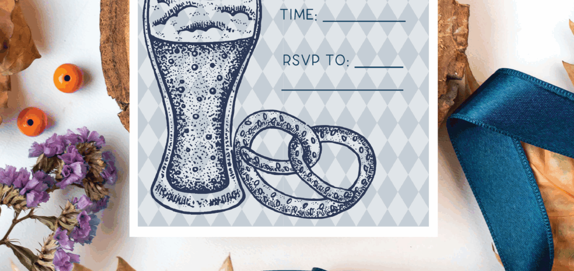 FREE PRINTABLE OKTOBERFEST INVITATION Party Mad In Crafts