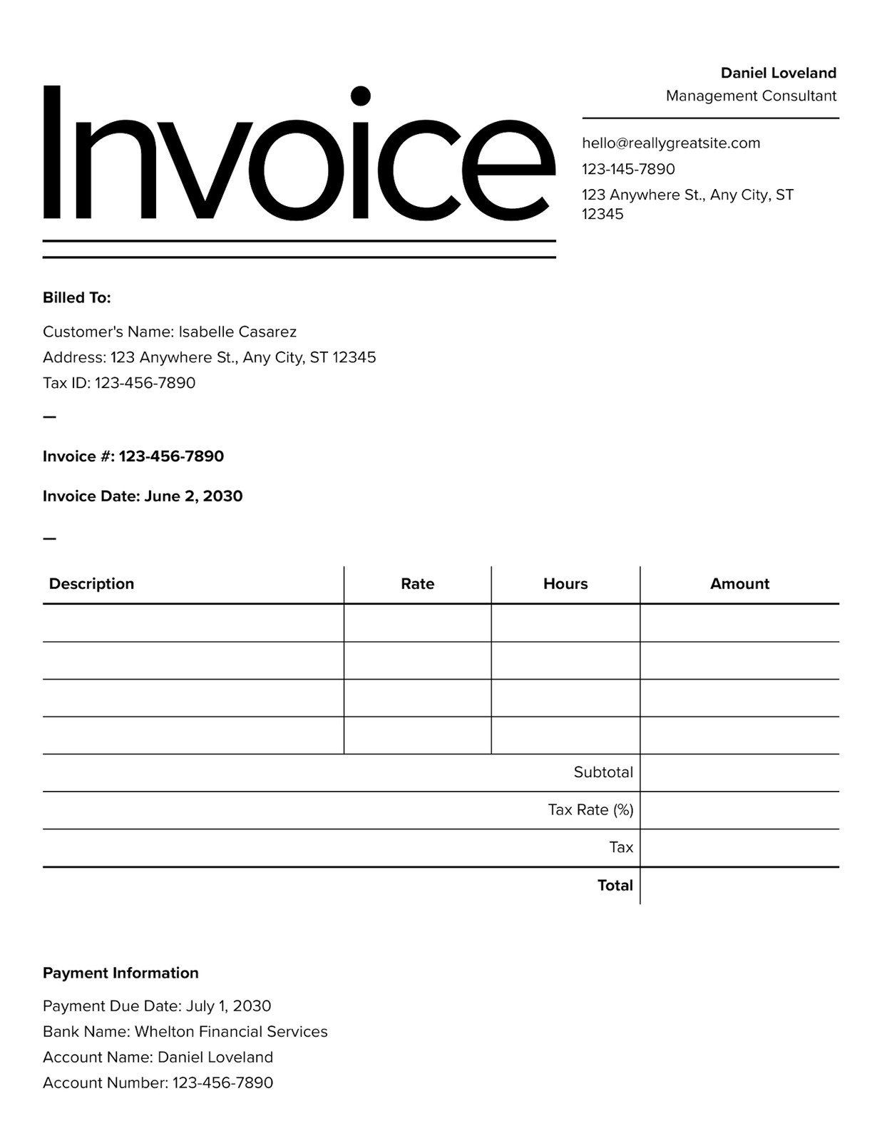 Free Printable Professional Invoice Templates To Customize Canva