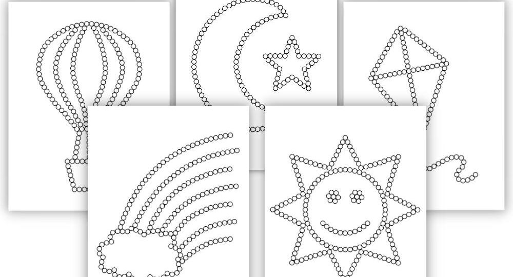 Free Printable Q Tip Painting Templates The Craft at Home Family