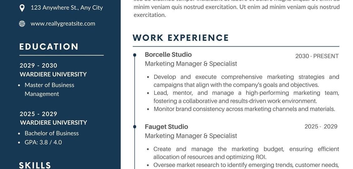 Free Printable Resume Templates You Can Customize Canva