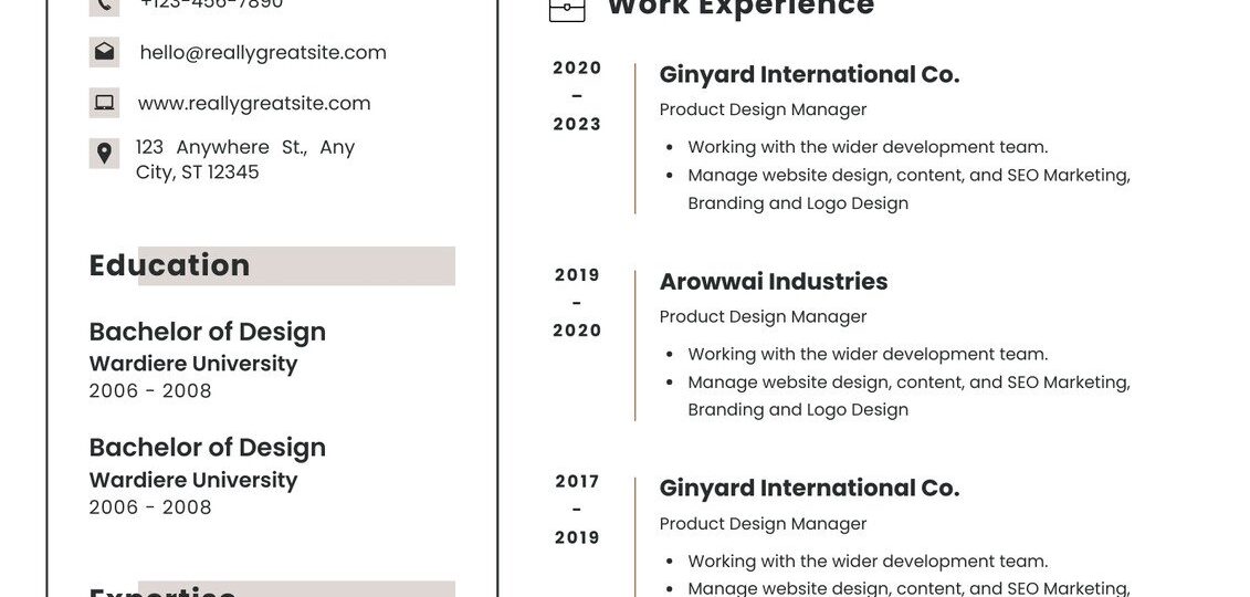 Free Printable Resume Templates You Can Customize Canva