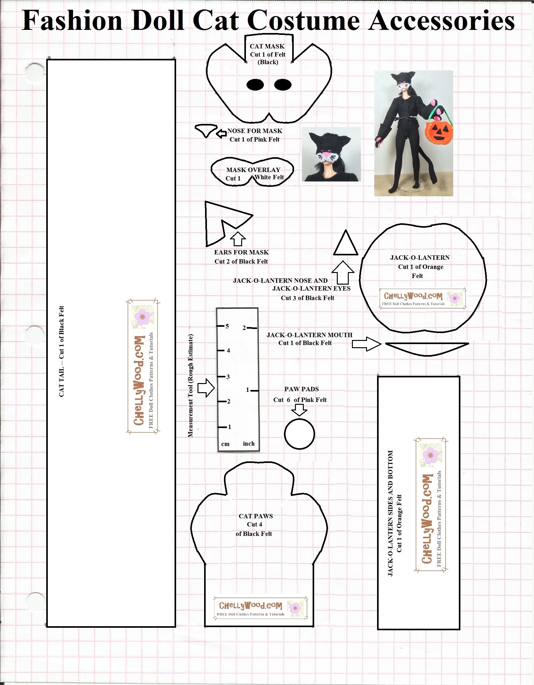 Template Free Printable Felt Doll Patterns