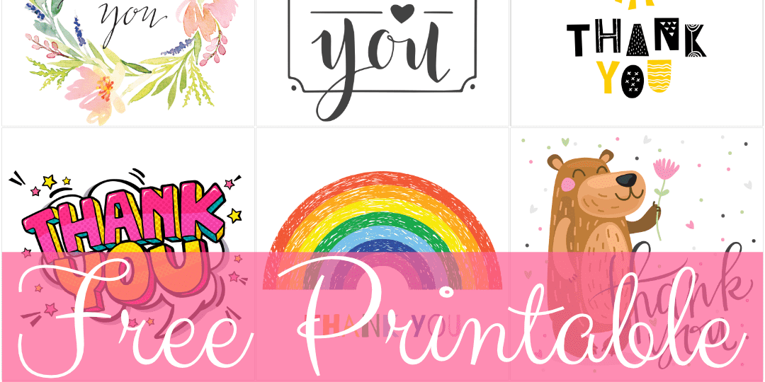 Free Printable Thank You Cards