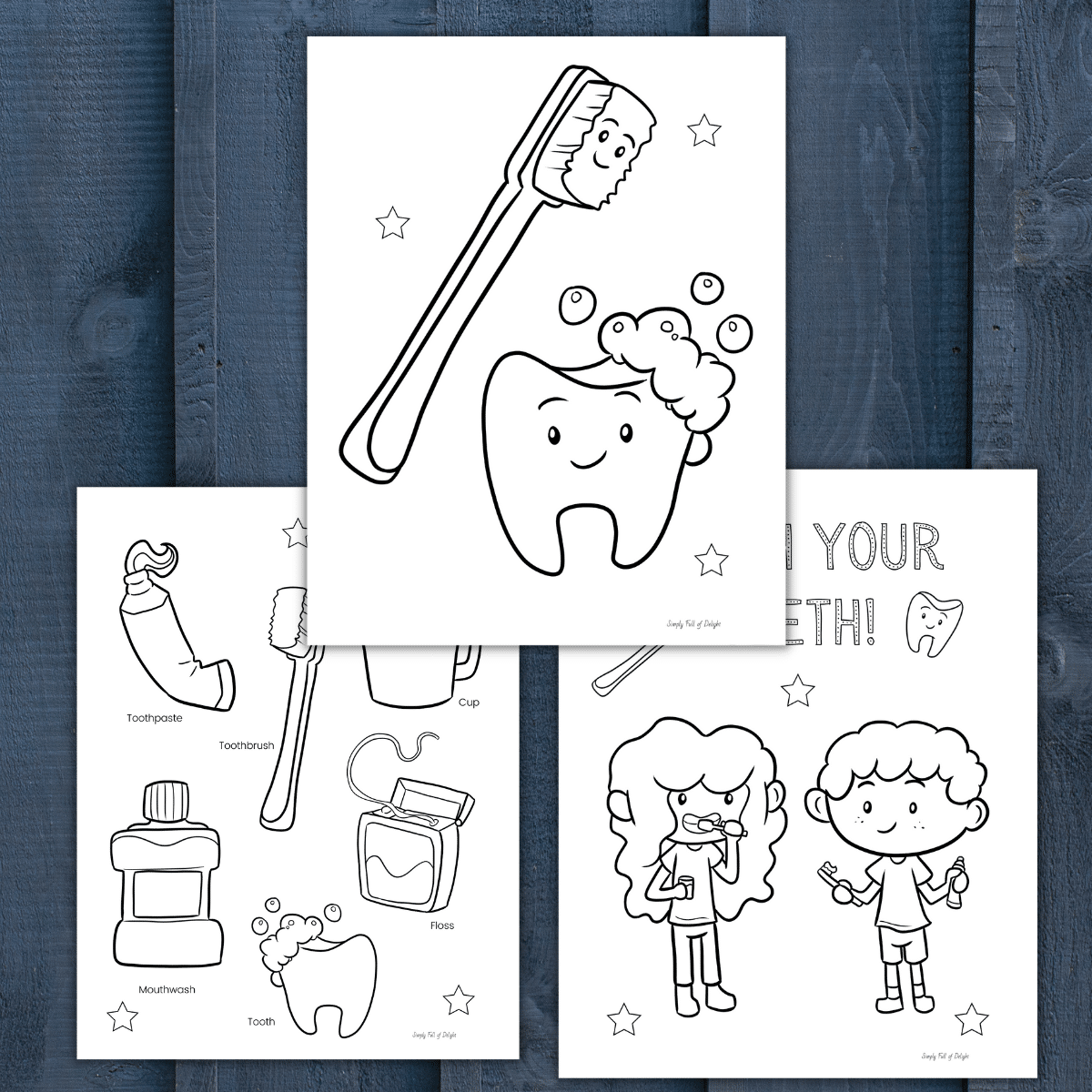 Free Printable Teeth Template