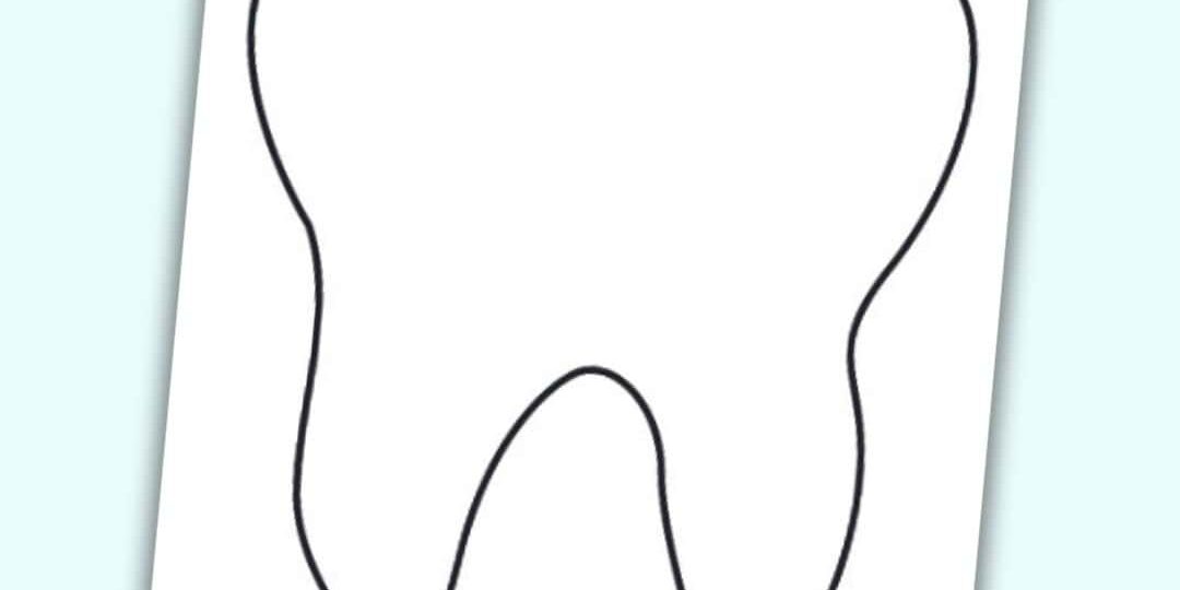 Free Printable Tooth Templates Writing Paper The Artisan Life