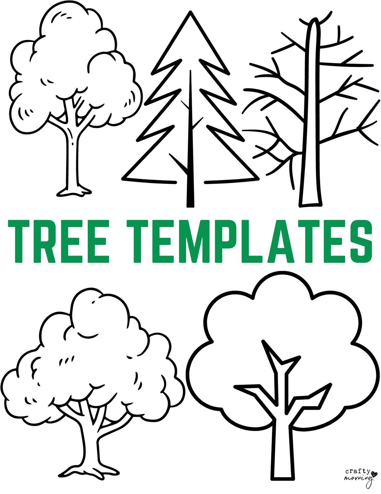 Free Tree Template Printable Free Tree Template Printable