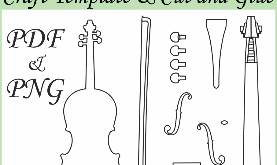 Free Printable Violin Templates Download Free Printable Violin Templates Png Images Free Worksheets On Clipart Library
