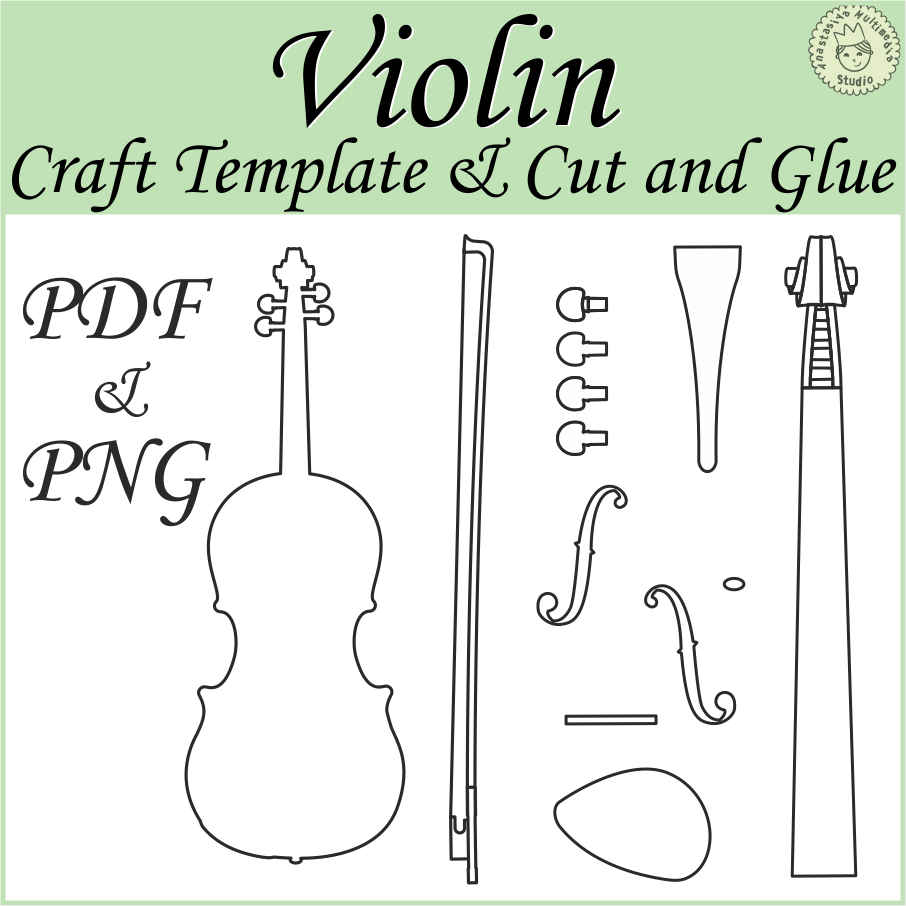 Free Printable Violin Templates Download Free Printable Violin Templates Png Images Free Worksheets On Clipart Library