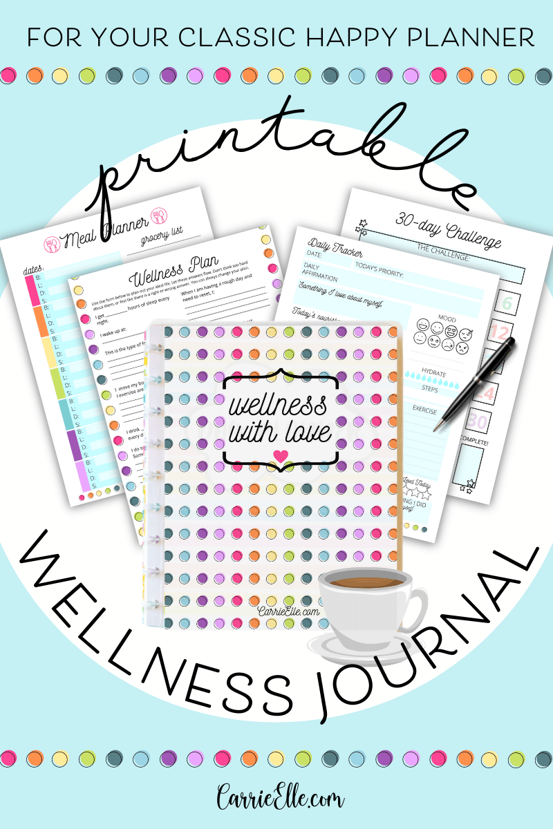 Free Printable Wellness Planner Inserts For Classic Happy Planner Worksheets Library