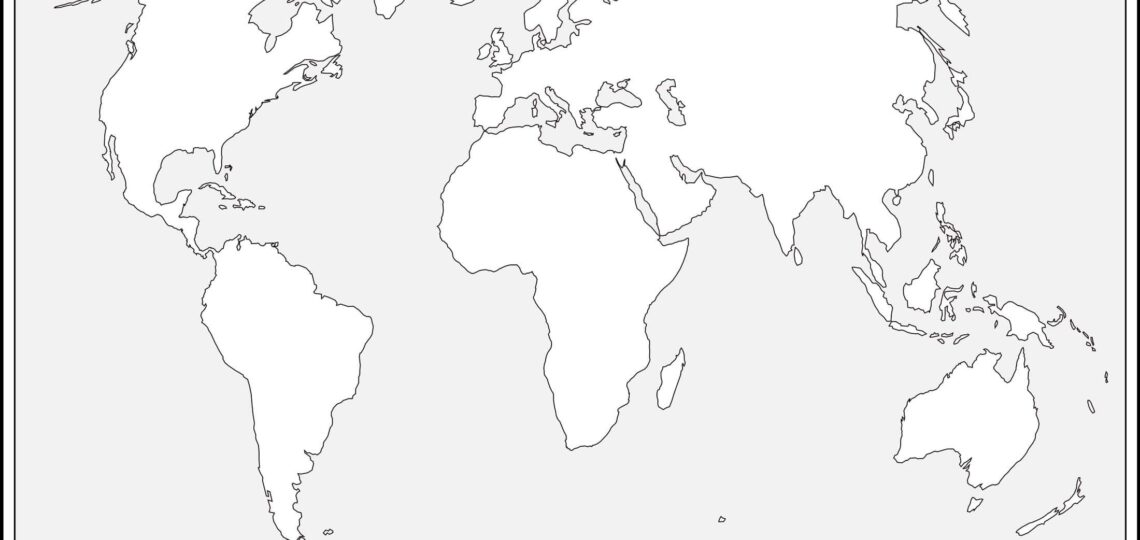 Free Printable World Maps