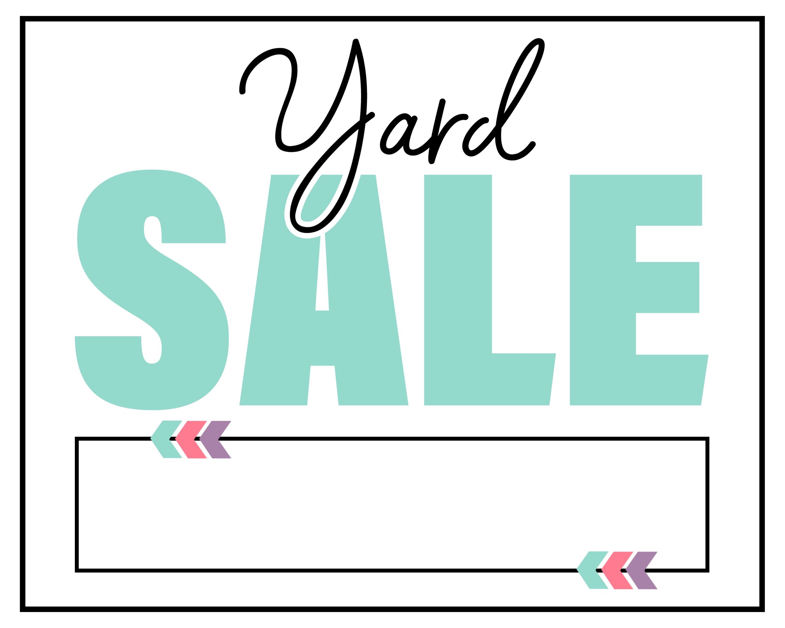 Free Printable Yard Sale Sign Collection The Cottage Market Free Printable Yard Sale Sign Collection The Cottage Market