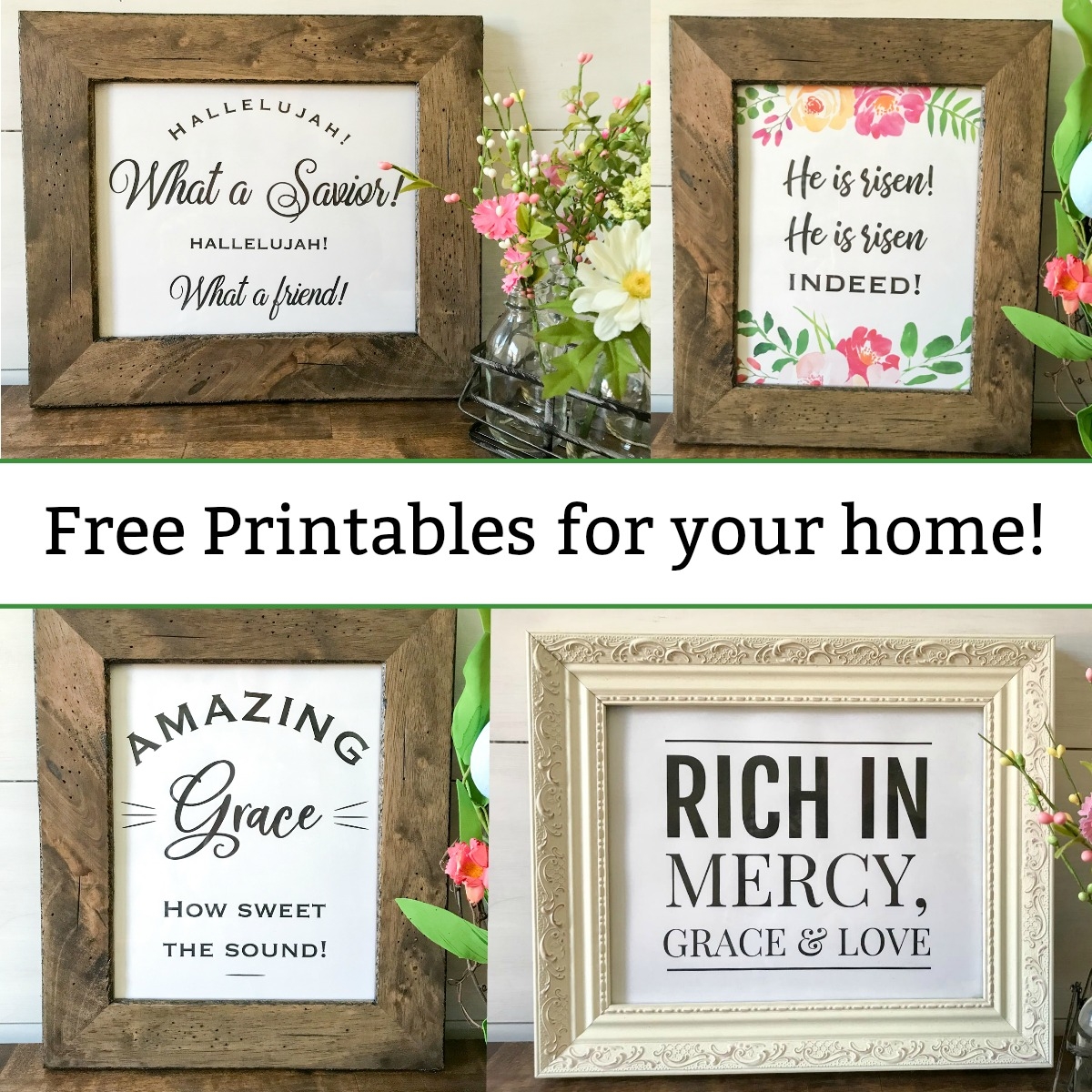 Free Printables Christian Wall Art Spring And Easter Decor MamaShire