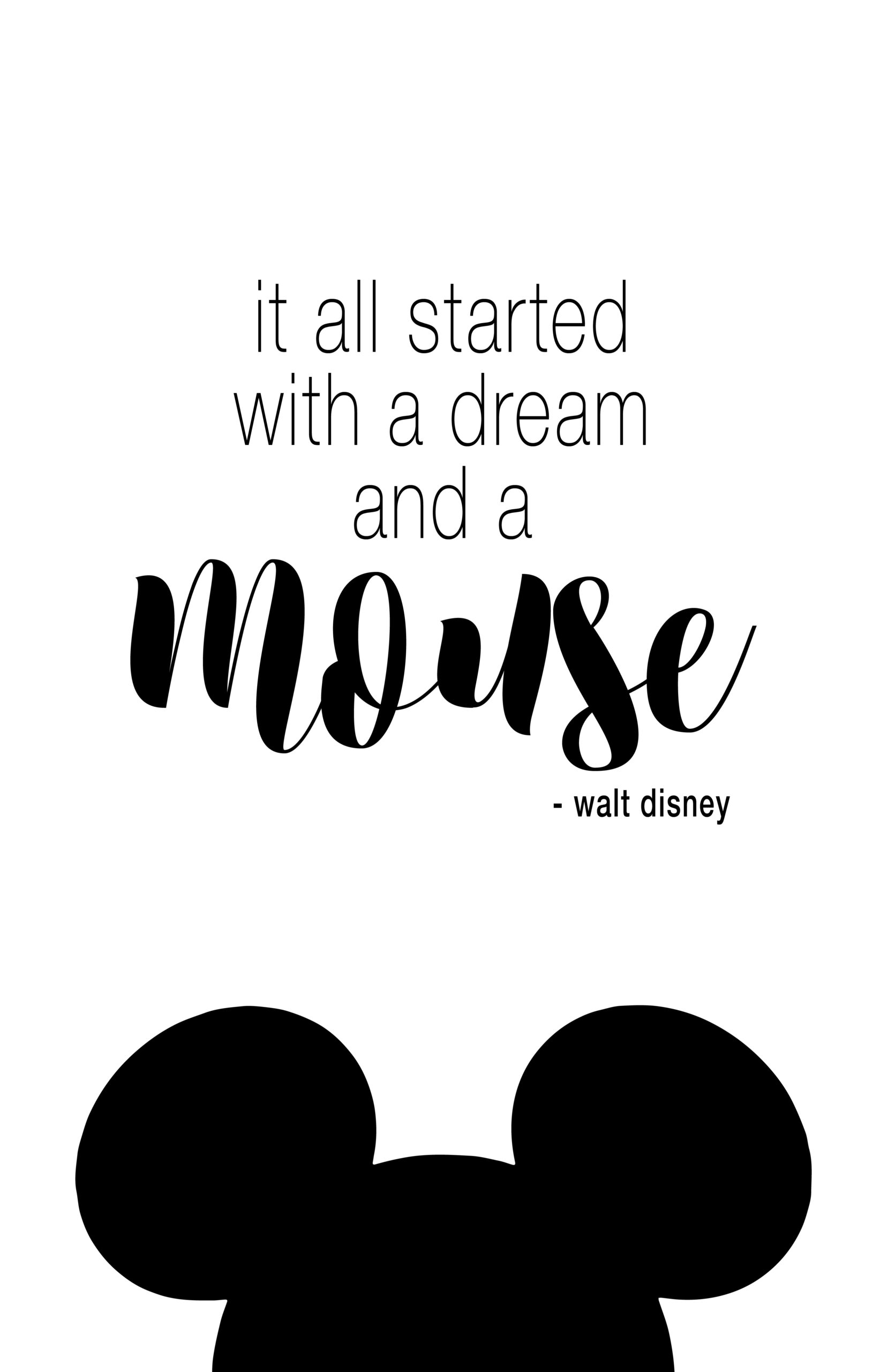 Free Printables Disney Typography Art Love Lake Living