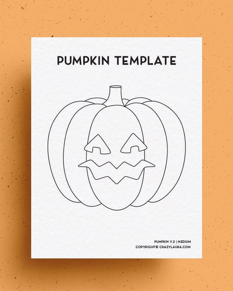 Pumpkin Free Template Printable