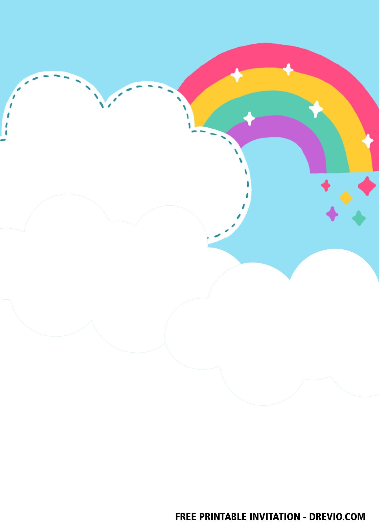 FREE Rainbow Party Invitation Templates Worksheets Library FREE Rainbow Party Invitation Templates Worksheets Library